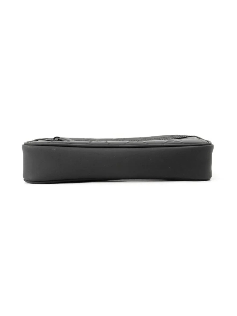 Gucci Shoulder Bag GG Rubber Effect Black